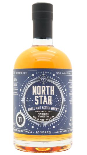 Clynelish 11 year old North Star Single Malt Scotch 2015 Whisky 70cl 536 ABV