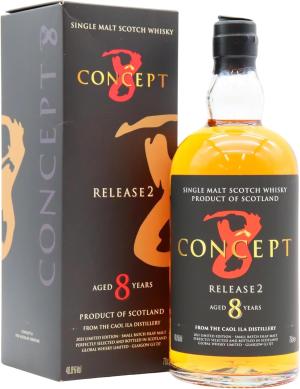 Caol Ila 8 year old Concept 8 Release 2 Single Malt Scotch 2012 Whisky 70cl 408 ABV