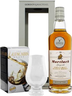GM Mortlach 15 Year Old 70cl 46 abv Scotch Whisky Single Malt Speyside With Branded Glencairn Glass