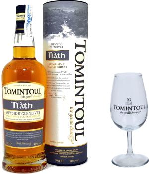 Tomintoul Tlath 70cl With Branded Tomintoul Glass