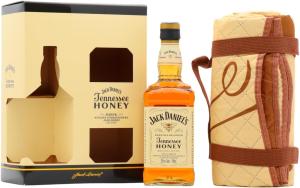 Jack Daniels Tennessee Honey Whiskey Liqueur 70cl 35 ABV Blanket Gift Pack