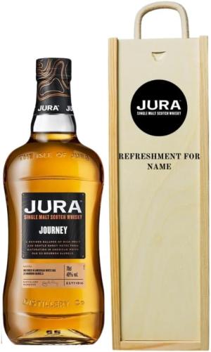 Beer Hunter Personalised Jura Single Malt Scotch Whisky Gift Set 70cl Bottle 40 ABV in Premium Presentation Box Unique Whisky Gift for Him Ideal for Birthdays Fathers Day Whisky Lovers