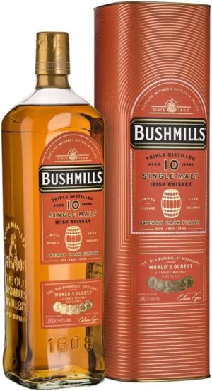 Bushmills 10 Year Old Sherry Cask Finish 1L