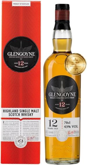 Glengoyne 12 Year Old Highland Single Malt Scotch Whisky 70cl 43 ABV AwardWinning Whisky Distilled Slowly in the Scottish Highlands for Fruity Flavour Ideal for Gifting