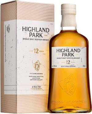Highland Park 12 Year Old Island Single Malt Scotch Whisky Distillery Bottling 70CL 40 ABV