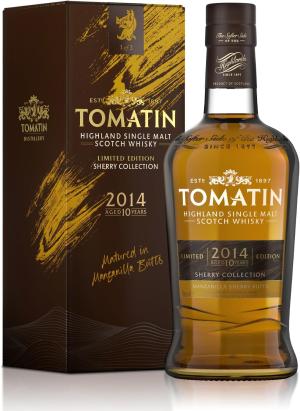 Tomatin 2014 Sherry Collection Manzanilla Edition Single Malt Scotch Whisky Limited Edition Aged in Manzanilla Sherry Casks NonChill Filtered 46 alcoholvol 700ml