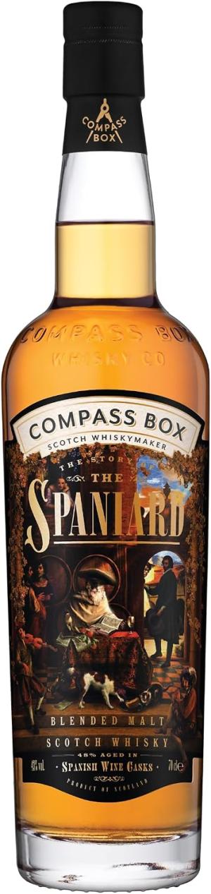 Compass BoxThe Story of The Spaniard Blended Malt Scotch Whisky 43 ABV Non Chill FilteredNatural ColourBlended Malt WhiskyCitrus Peel Red Wine Spice Aromas Vanilla Berry Finish70cl Bottle