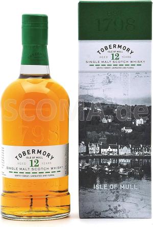 Tobermory Single Malt Scotch 12 year old Whisky 70cl 463 ABV