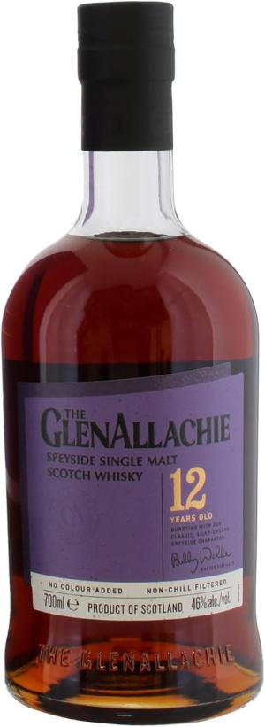 GlenAllachie 12 Year Old Single Malt Scotch Whisky 70cl ABV 460 Alcohol 2024 Rebrand Packaging