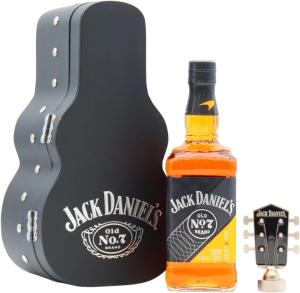 Jack Daniels Old No 7 McLaren Formula 1 Team 2025 Edition Tennessee Whiskey 70cl 43 ABV Guitar Case