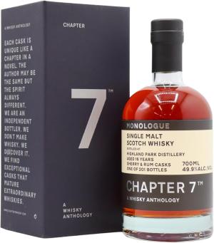 Highland Park Chapter 7 Single Malt 2007 16 year old Whisky 70cl 499 ABV
