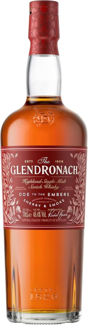 The Glendronach Ode To The Embers Single Malt Highland Scotch Whisky Sherry Cask Matured 484 700ml