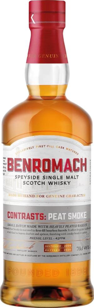 BENROMACH PEAT SMOKE BOURBON 2012 46