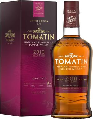 Tomatin Italian Collection Barolo Edition Single Malt Scotch Whisky Limited Edition Matured in Barolo Wine Casks NonChill Filtered Natural Colour 46 alcoholvol 700ml