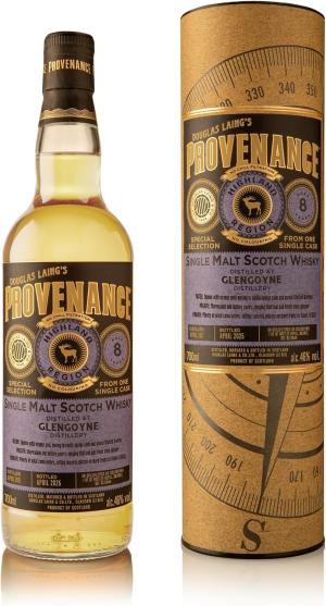 Glengoyne 8 Year Old Highland Single Malt Scotch Whisky Single Cask Limited Edition Refill Hogshead 46 ABV 70cl 331 Bottles