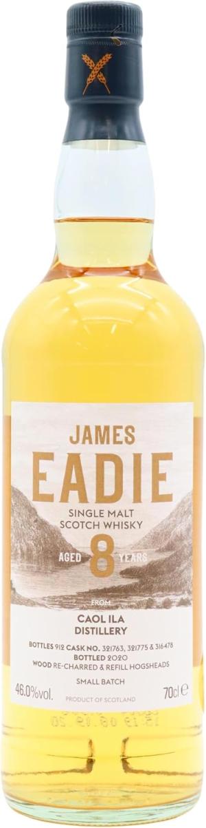 Hard To Find Caol Ila James Eadie Small batch Release 8 year old Whisky