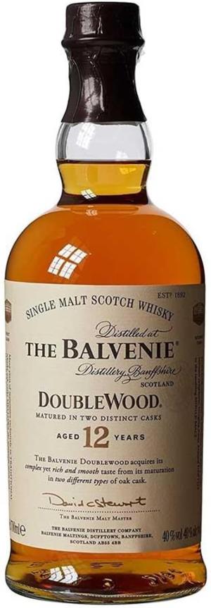 The Balvenie DoubleWood Aged 12 Years Single Malt Scotch Whisky 70cl Pack of 70cl