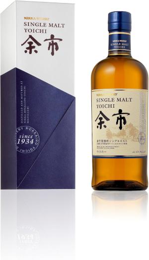 Nikka Yoichi Single Malt Japanese Whisky 70 cl 45 Full Bodied and Smooth Smoke Apple and Spice Notes Perfect for Gifting