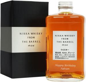 Personalised Nikka From The Barrel Japanese Whisky Gift for Men Customised Engraved Whisky Bottle Japanese Whisky with Custom Engraving Gift Ideas for Birthday Xmas Anniversary 50cl514