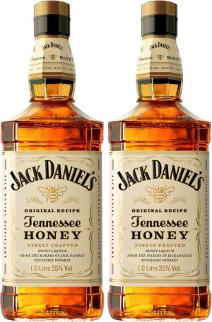 Jack Daniels Tennessee Honey 1L Pack of 2