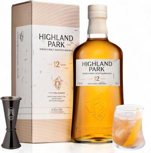 Highland Park 12 Year Old Whisky Glass Jigger Gift Set 70cl