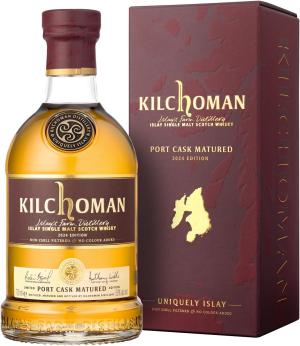 Kilchoman Port Cask Matured Islay Single Malt Scotch Whisky 2024 Limited Edition 50 ABV 70cl Non Chill Filtered No Added Colour