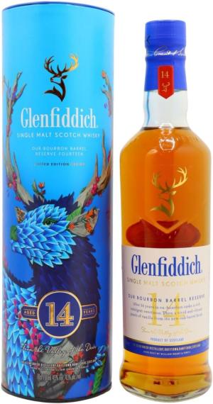 Glenfiddich 14 Year Old Bourbon Barrel Reserve 2024 Festive Limited Edition