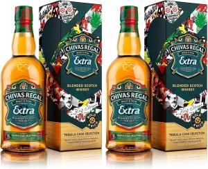 Chivas Regal Extra Whisky finished in Tequila Casks 70cl with Gift Box Pack of 2