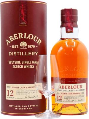 Aberlour Tasting Glass Speyside Single Malt 12 year old Whisky 70cl 40 ABV