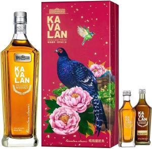 Kavalan Classic Mikado Pheasant Single Malt Whisky Gift Set