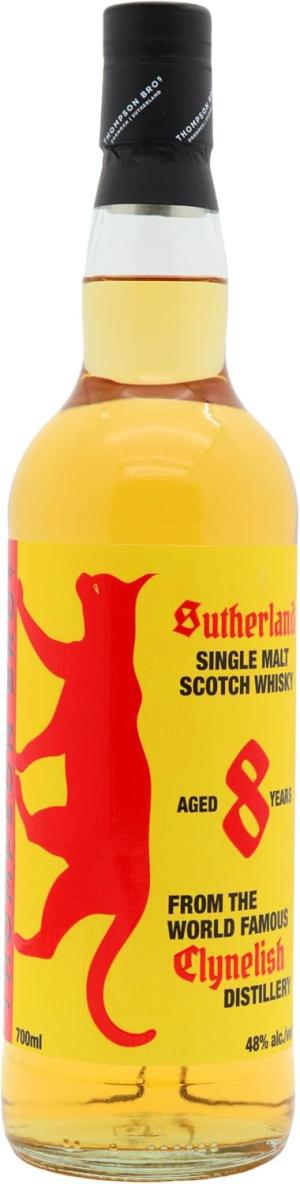 Clynelish 8 year old Thompson Bros Single Malt Scotch 2018 Whisky 70cl 48 ABV