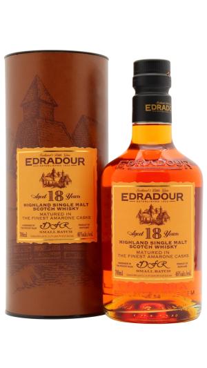 Edradour 18 year old Small Batch Amarone Cask Single Malt Scotch 2007 Whisky 70cl 46 ABV