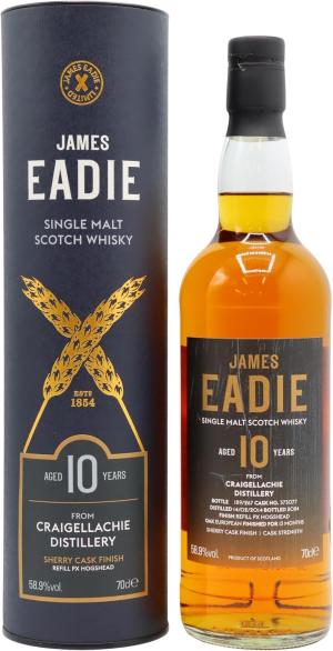 Craigellachie 10 Year Old 2014 cask 373077 James Eadie