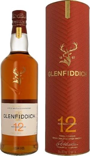 Glenfiddich 12 Year Old Rum Cask Finish Single Malt Scotch Whisky 1L 43 ABV