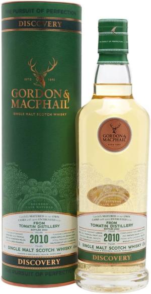 Gordon Macphail Discovery Tomatin 10 Year Old Single Malt Scotch Whisky 70 cl Bottled 2022