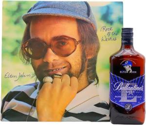 Ballantines True Music Icons Elton John Edition Blended Scotch Whisky 70cl 40 ABV Includes Elton John Rock Of The Westies Vinyl Album