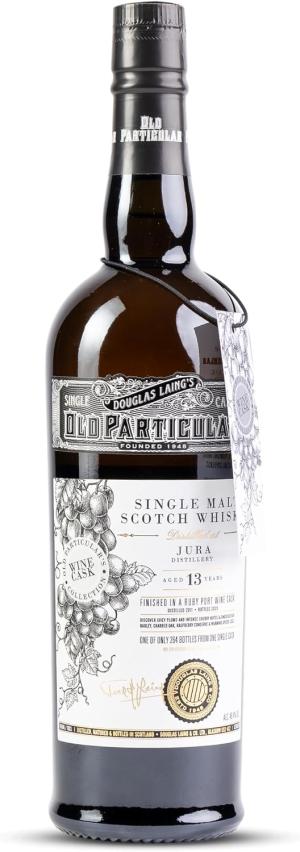 Jura 13 Year Old Single Malt Scotch Whisky Douglas Laing Old Particular Red Wine Cask Collection Ruby Port Finished 484 ABV Limited Edition Highland Whisky 70cl