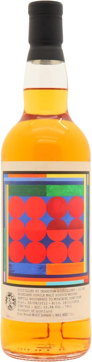 Deanston 12 year old Cut Your Wolf Loose Edition 16 Single Moscatel Wine Cask 2012 Whisky 70cl 558 ABV