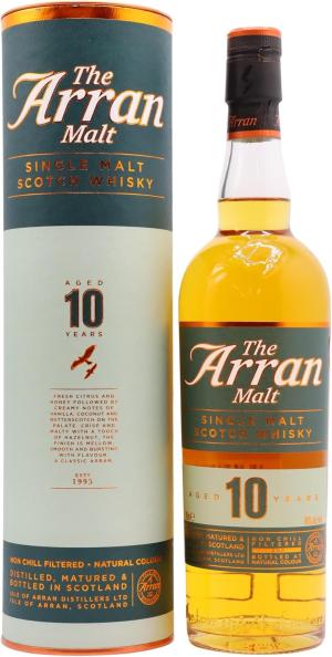 Arran 10 year old Single Malt Scotch Whisky 70cl 46 ABV Old Bottling