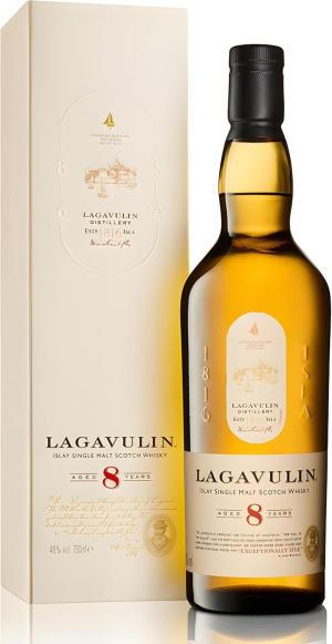Lagavulin 8 Year Old Islay Single Malt Scotch Whisky 48 vol 70cl Sweet TeaScented Smokiness True Sipping Scottish Whisky with Gift Box Single Malt Whisky