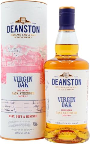 Deanston Virgin Oak Cask Strength Batch No1 2023 Whisky 70cl 585 ABV