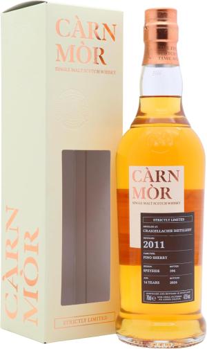 Craigellachie 14 year old Carn Mor Strictly Limited Fino Sherry Cask Finish Single Malt Scotch 2011 Whisky 70cl 475 ABV