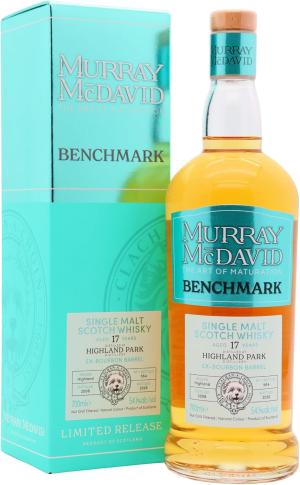 Highland Park 17 year old Murray McDavid Benchmark ExBourbon Single Malt Scotch 2008 Whisky 70cl 541 ABV