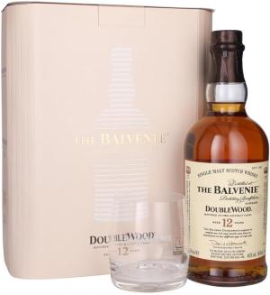 Balvenie 12 Year Old DoubleWood Single Malt Scotch Whisky Glass Gift Pack 70cl