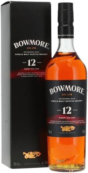 Bowmore 12 Year Old Single Malt Scotch Whisky Sherry Oak Cask 700ml