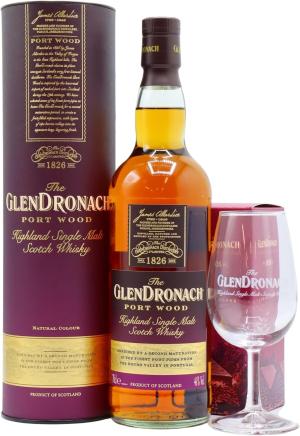 GlenDronach Copita Glass Port Wood Whisky 70cl 46 ABV
