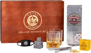 Chivas Regal 12 Year Whisky Gift Box with Accessories and Savoury Biscuits
