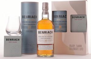 Benriach 16 YearOld Single Malt Scotch Whisky Gift Set with Branded Whisky Glass Premium Gift Box Perfect for Whisky Lovers