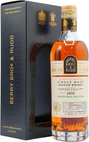 Linkwood Berry Bros Rudd Christmas Edition Single Cask 3012352010 13 year old Whisky 70cl 524 ABV