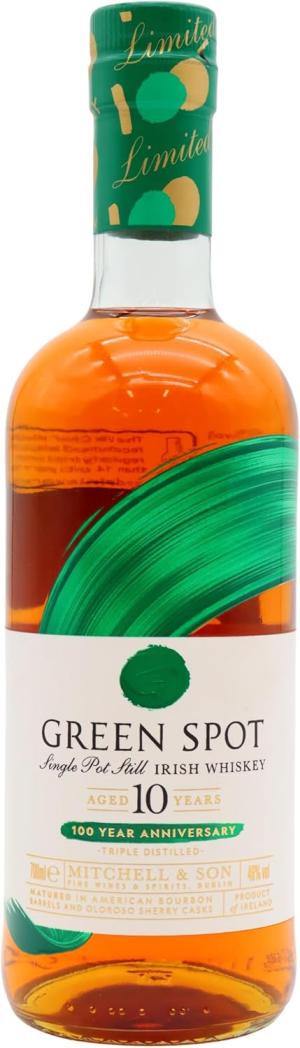 Green Spot 100 Year Anniversary Single Pot Still Irish 10 year old Whiskey 70cl 46 ABV